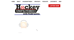 Desktop Screenshot of hockeyunfiltered.com